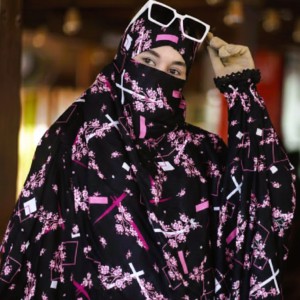 Elegant Palazzo long Khimar Set