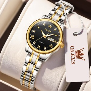 Olevs 5563 – Silver Women (black dial)