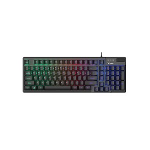 Rapoo V50S-98 Backlit Mechanical Gaming Keyboard (Black) – Compact 98-Key Layout, Tactile Mechanical Switches, Multi-Color Backlighting, Anti-Ghosting & 2-Year Warranty