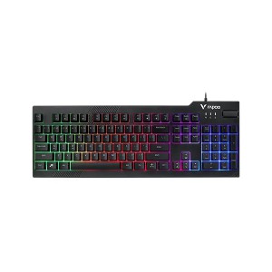 Rapoo V50S Backlit Mechanical Gaming Keyboard (Black) – Tactile Mechanical Switches, Multi-Color Backlighting, Anti-Ghosting, Durable Build & 2-Year Warranty