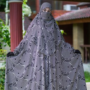 Tiger Print Abaya – 01