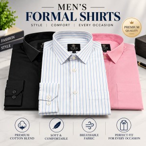 Premium Formal Shirt 3 Pcs Combo