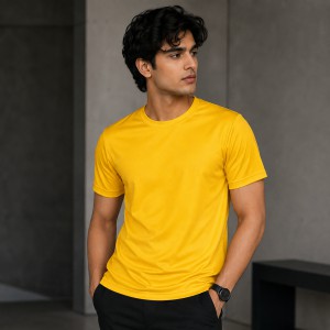 Premium Yellow Jersey T-Shirt – Lightweight & Breathable