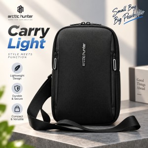Arctic Hunter Anti-Theft Fashion Crossbody Bag – Lightweight Water-Resistant Small Side Bag with Hidden Zippers, Multiple Compartments & Adjustable Strap for Travel, Work & Daily Use