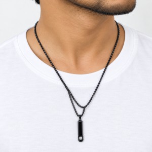Premium Stainless Steel Bar Pendant Chain